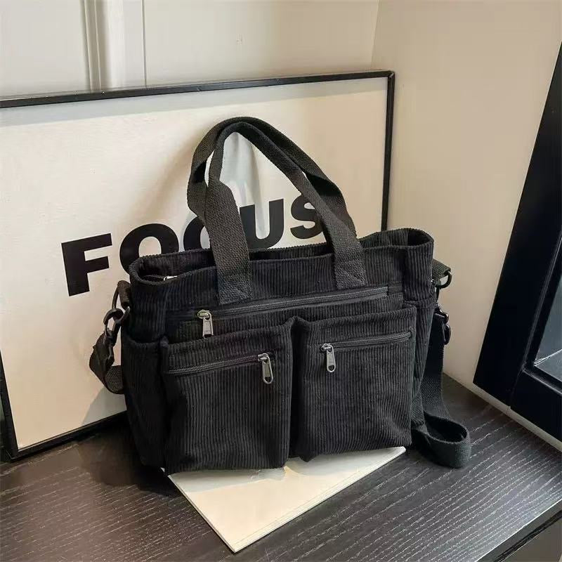 7MNST Corduroy Utility Tote
