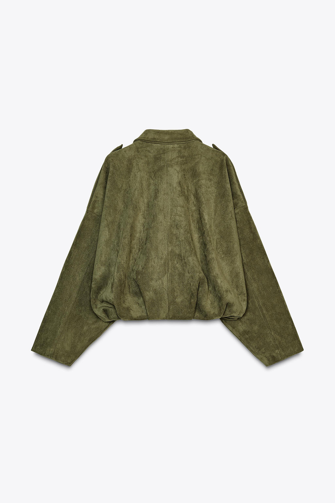 Elle Suede Bomber Jacket