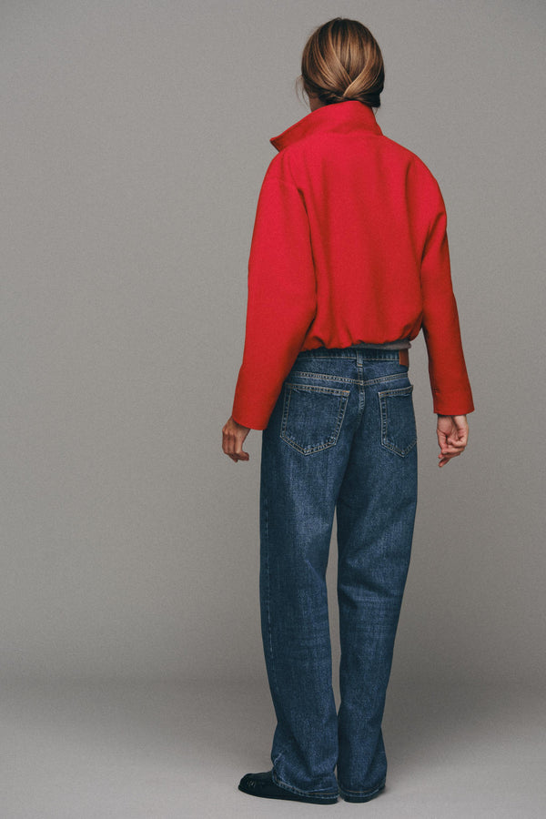 HIGH COLLAR BOMBER JACKET