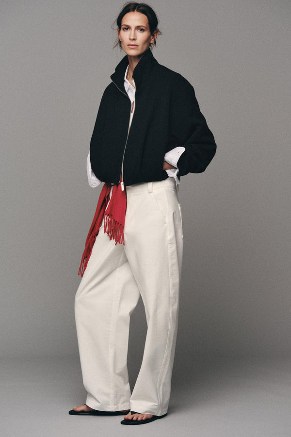 HIGH COLLAR BOMBER JACKET