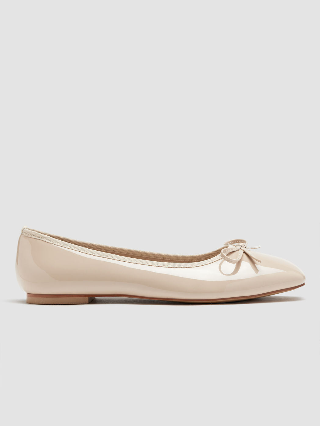 BOWKNOT DECOR SQUARE TOE BALLET MARY JANE FLATS