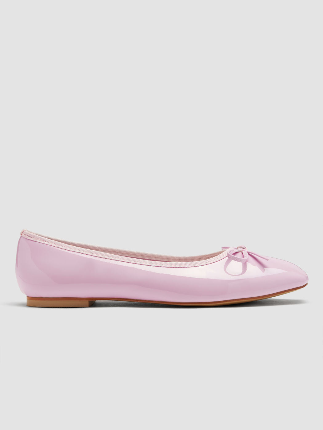 BOWKNOT DECOR SQUARE TOE BALLET MARY JANE FLATS