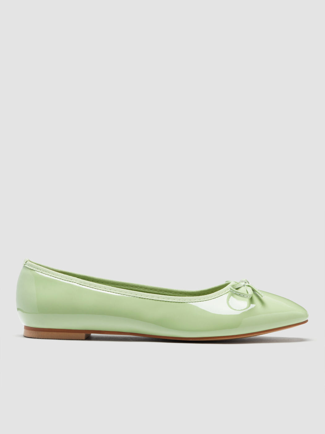 BOWKNOT DECOR SQUARE TOE BALLET MARY JANE FLATS