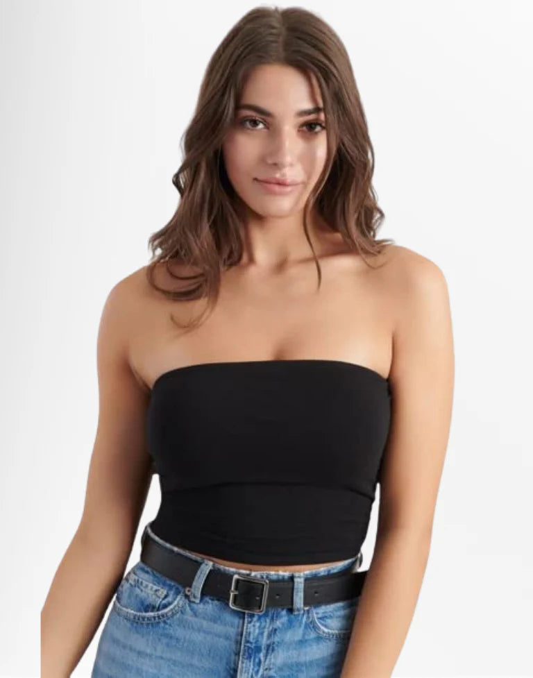 Women Ribbed Tube Top