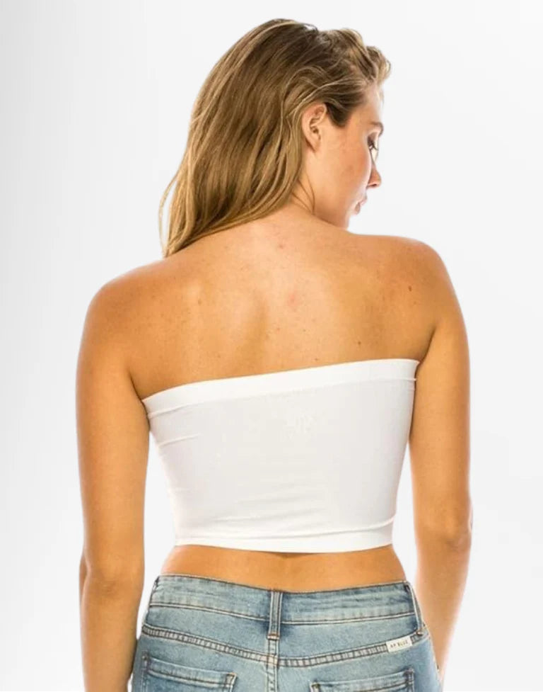 Women Ribbed Tube Top