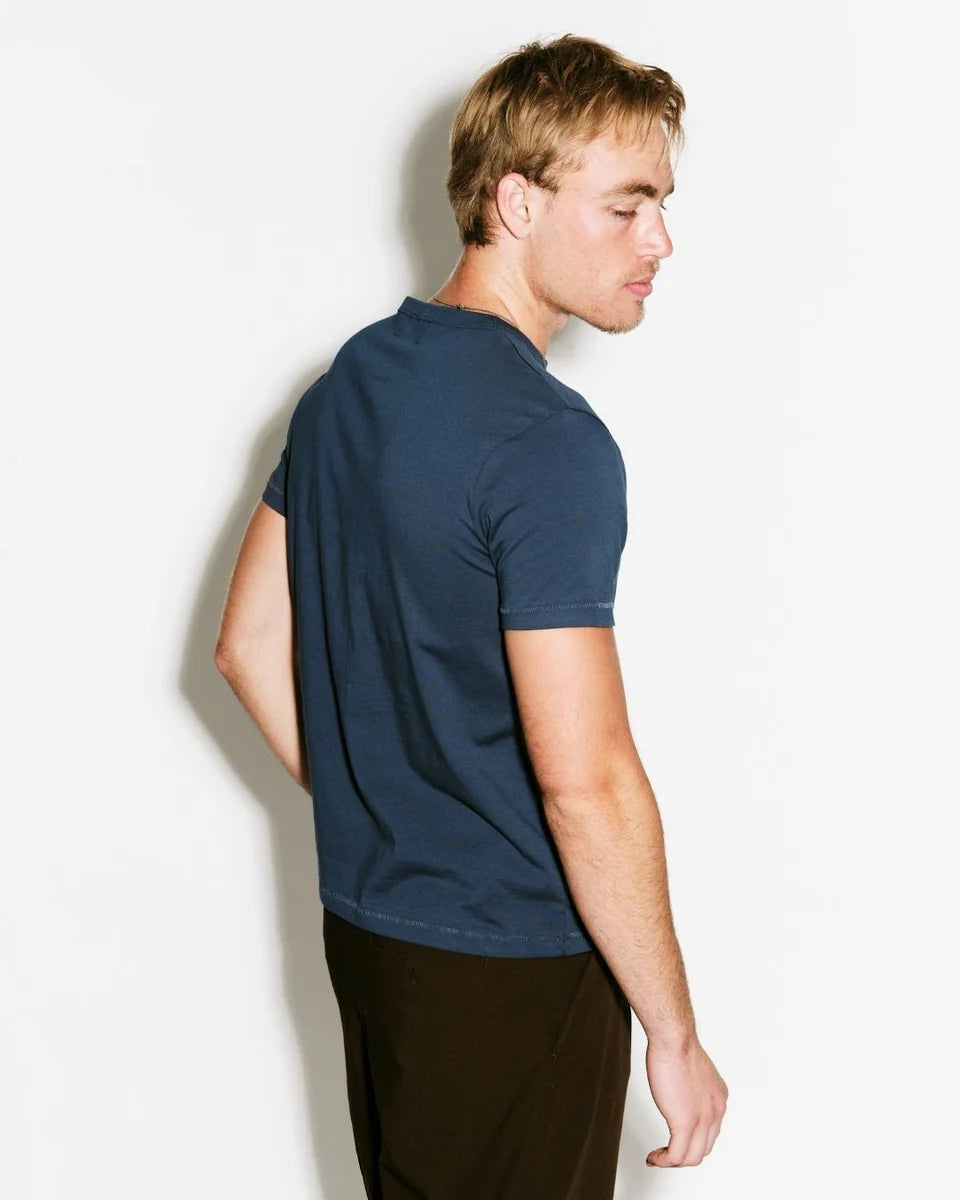 7MNST Navy Muscle Half Crop