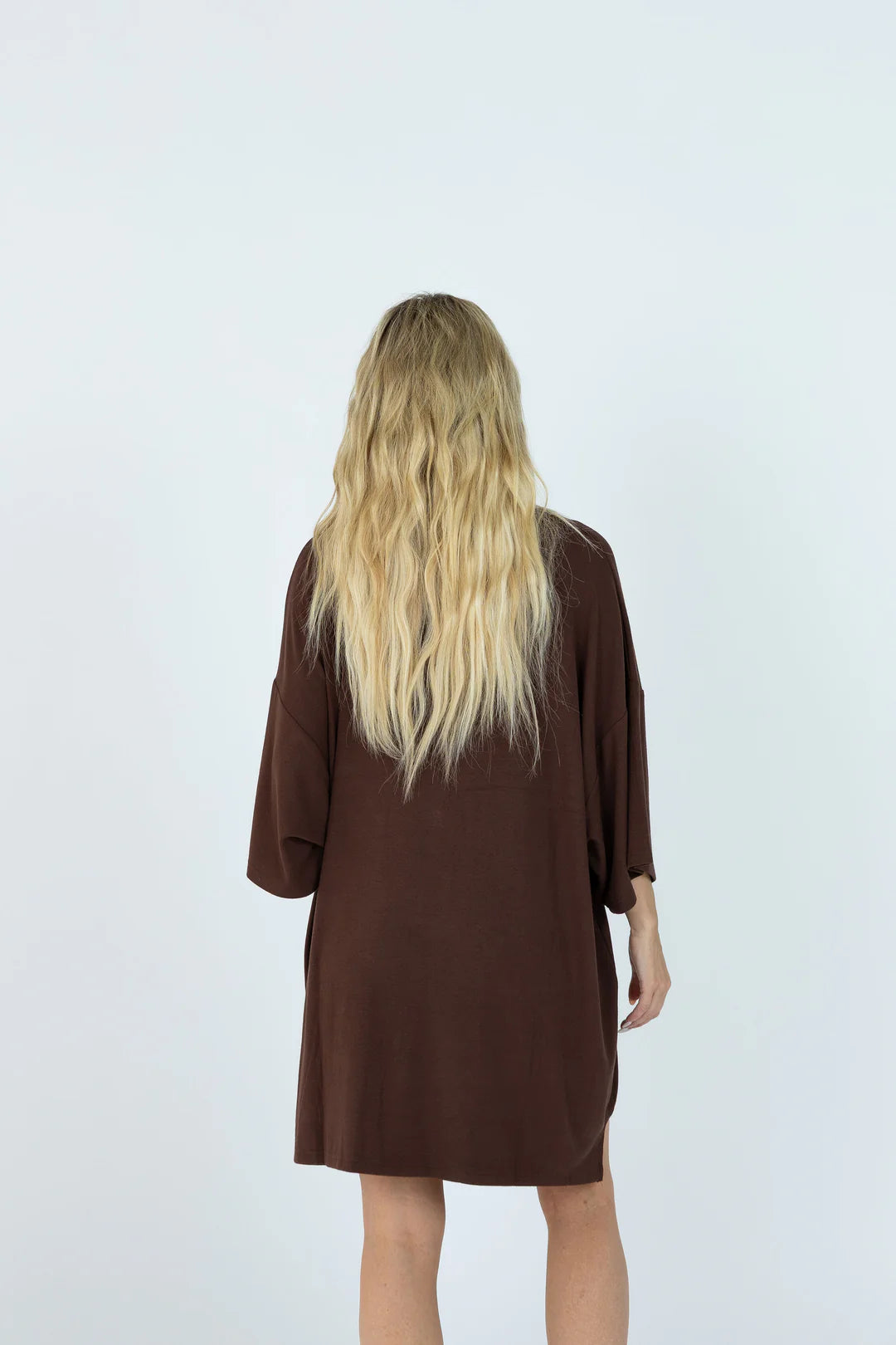 7MNST Cozy Chic Long Set Brown