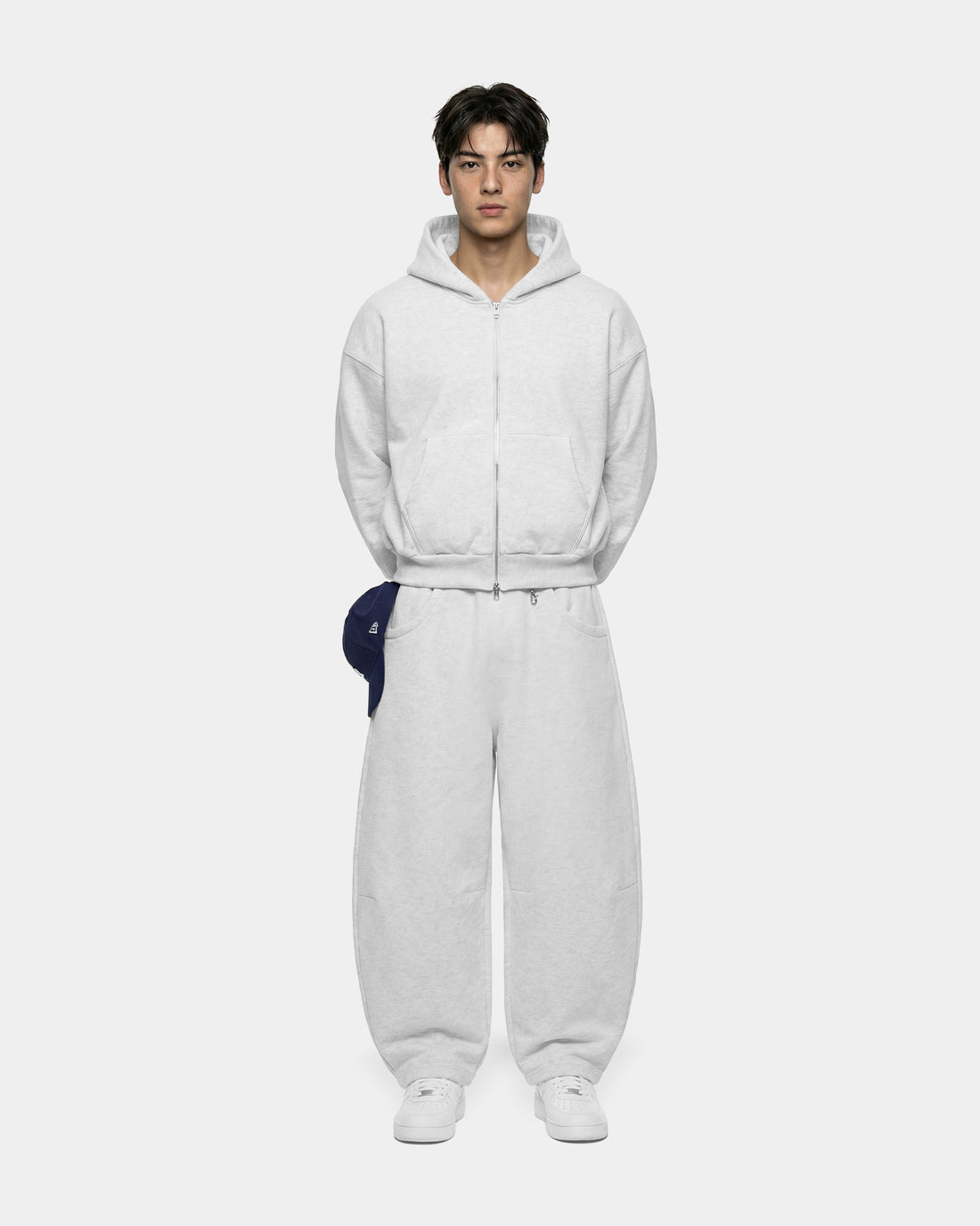 Balloon Baggy Trouser- Grey