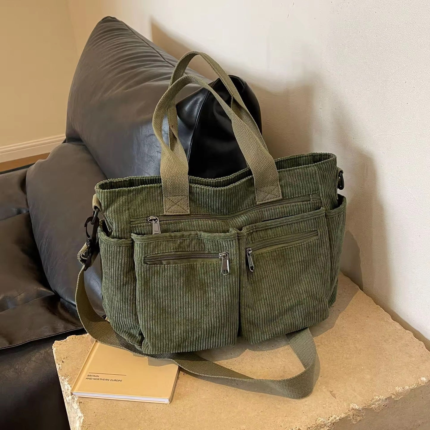 7MNST Corduroy Utility Tote