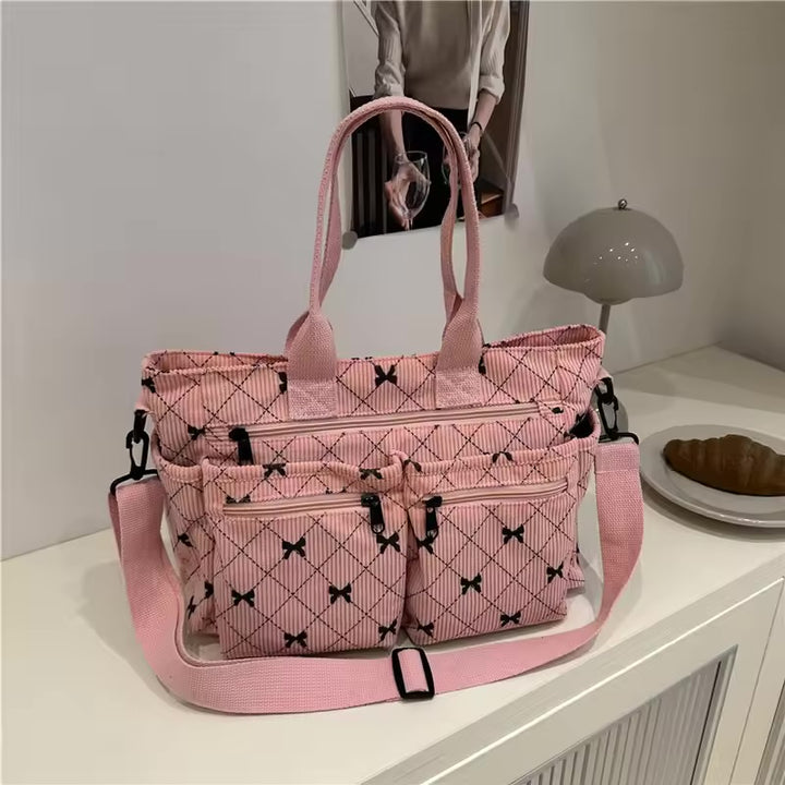 7MNST Corduroy Utility Tote