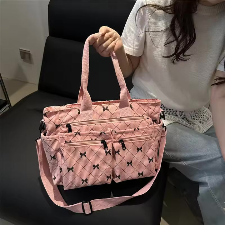7MNST Corduroy Utility Tote