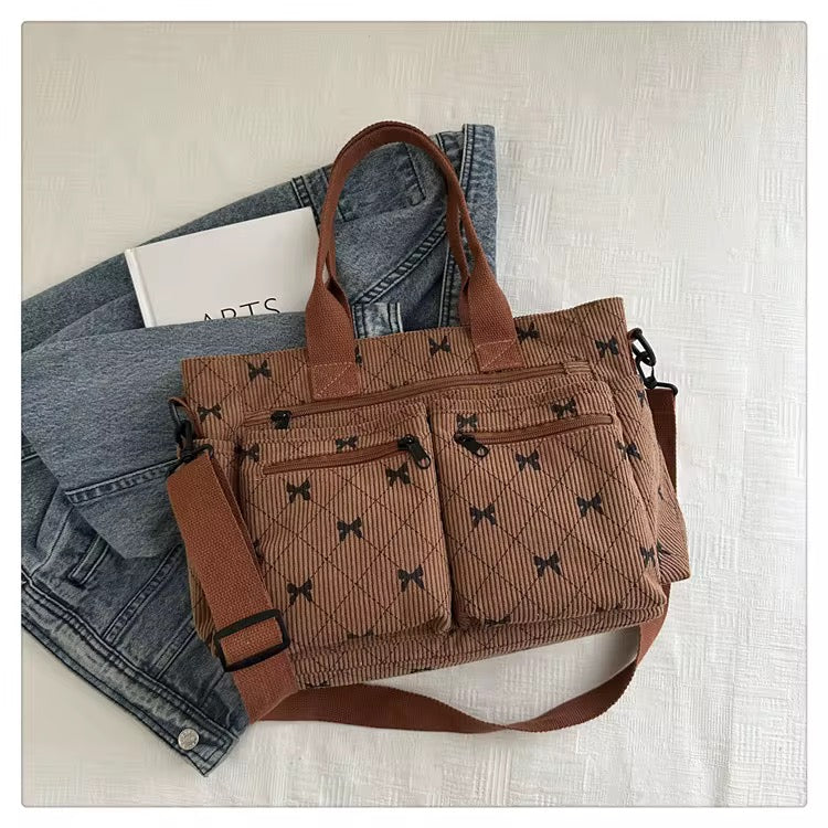 7MNST Corduroy Utility Tote