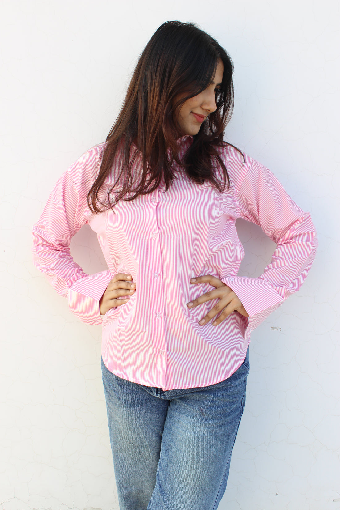 Darla Striped Shirt - Berry Twist