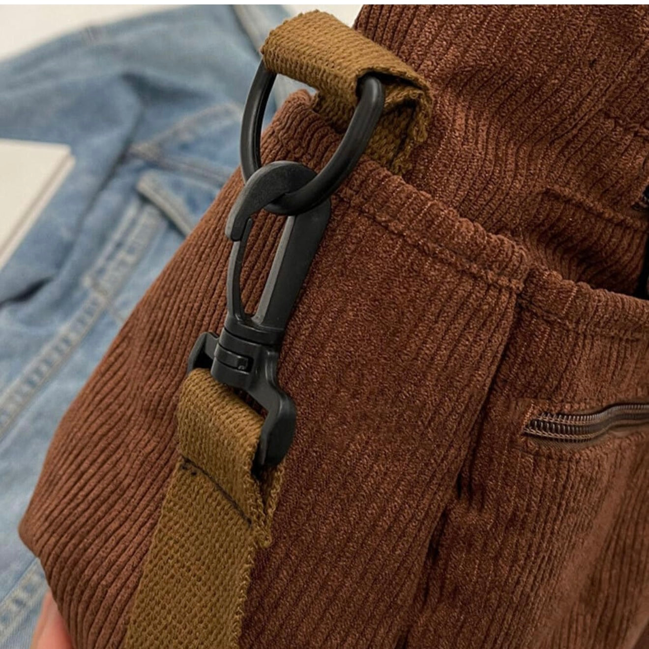 7MNST Corduroy Utility Tote