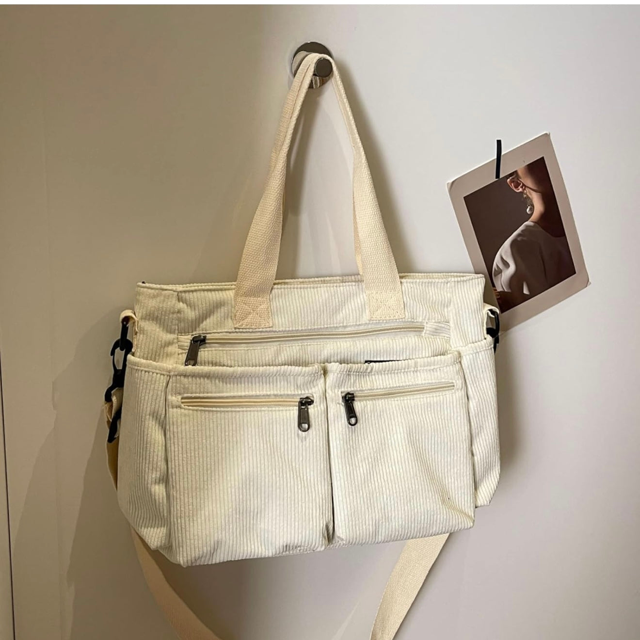 7MNST Corduroy Utility Tote