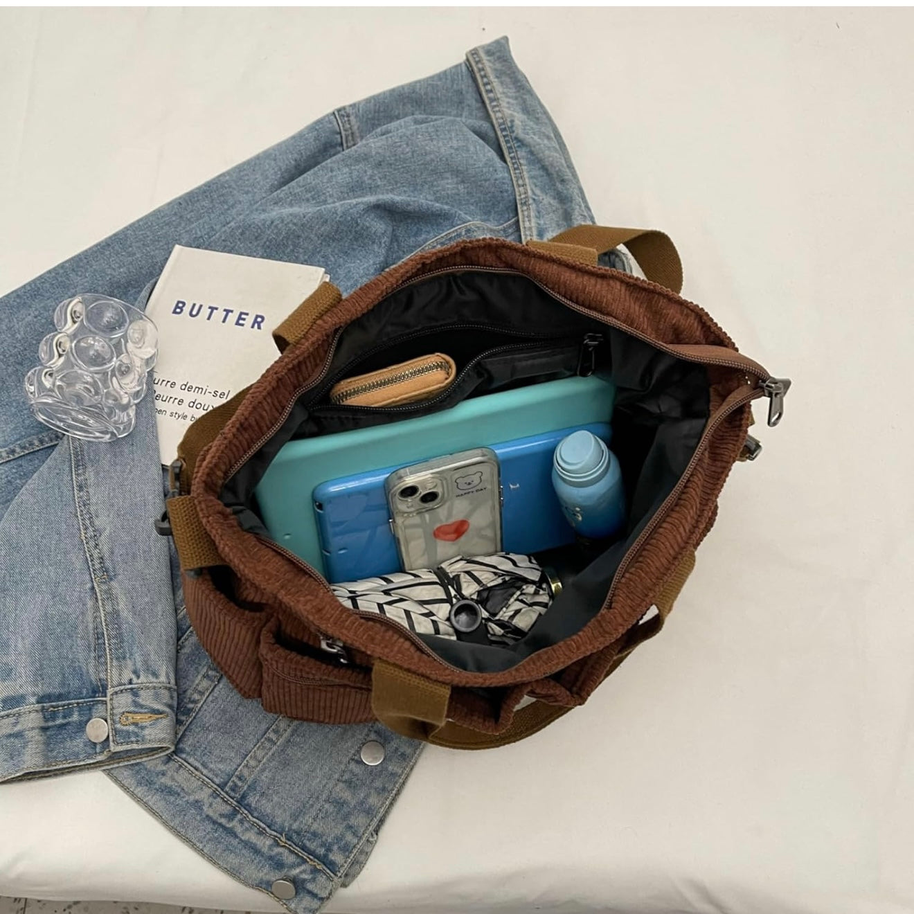 7MNST Corduroy Utility Tote