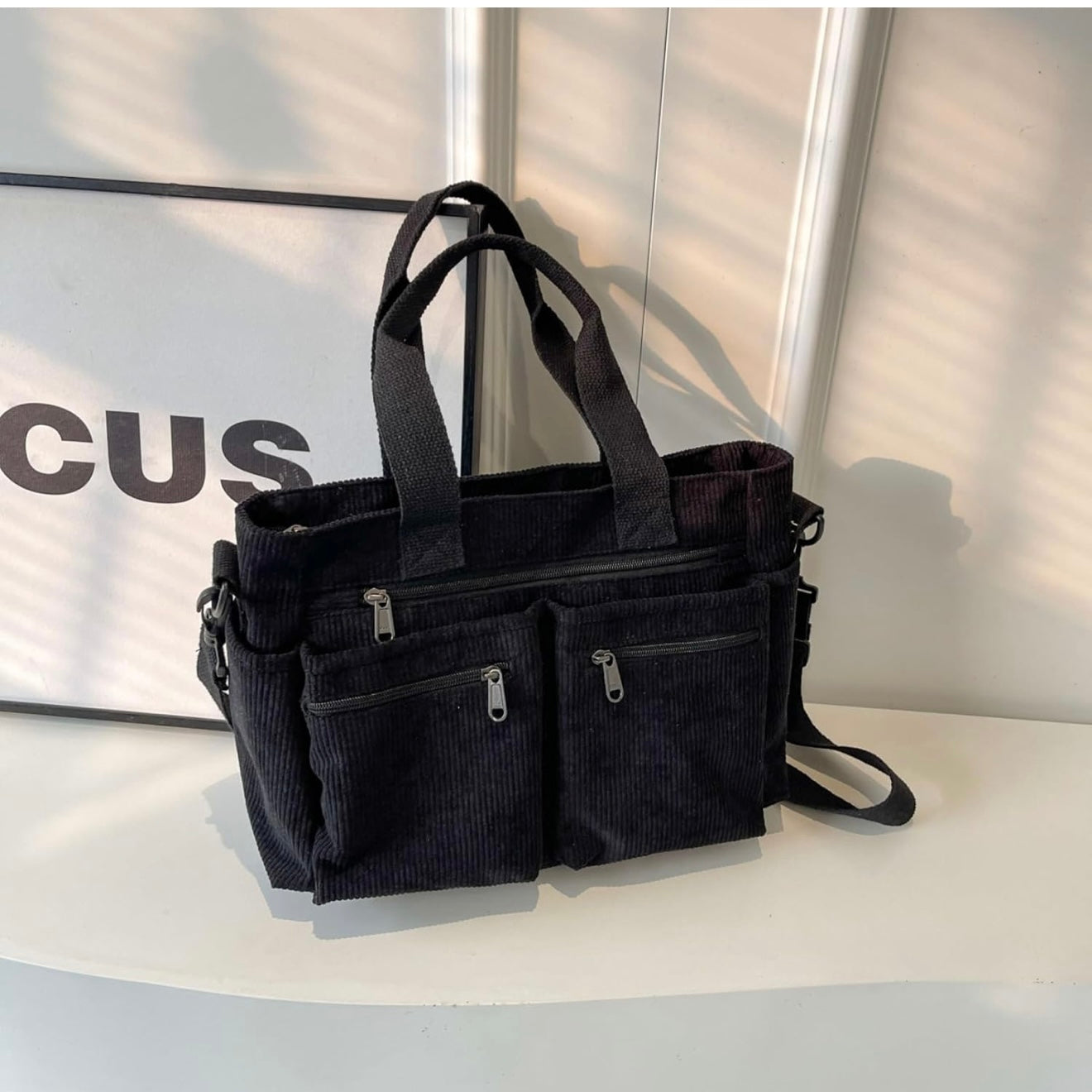 7MNST Corduroy Utility Tote