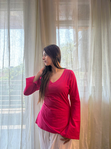 Meher Short Kurti ( Pink )