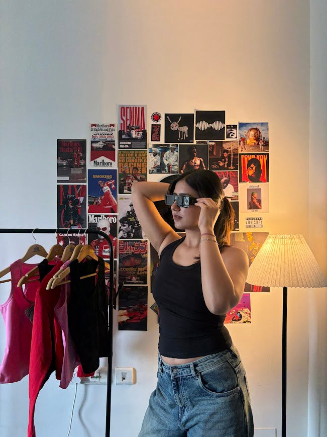 Halter Neck Top Black
