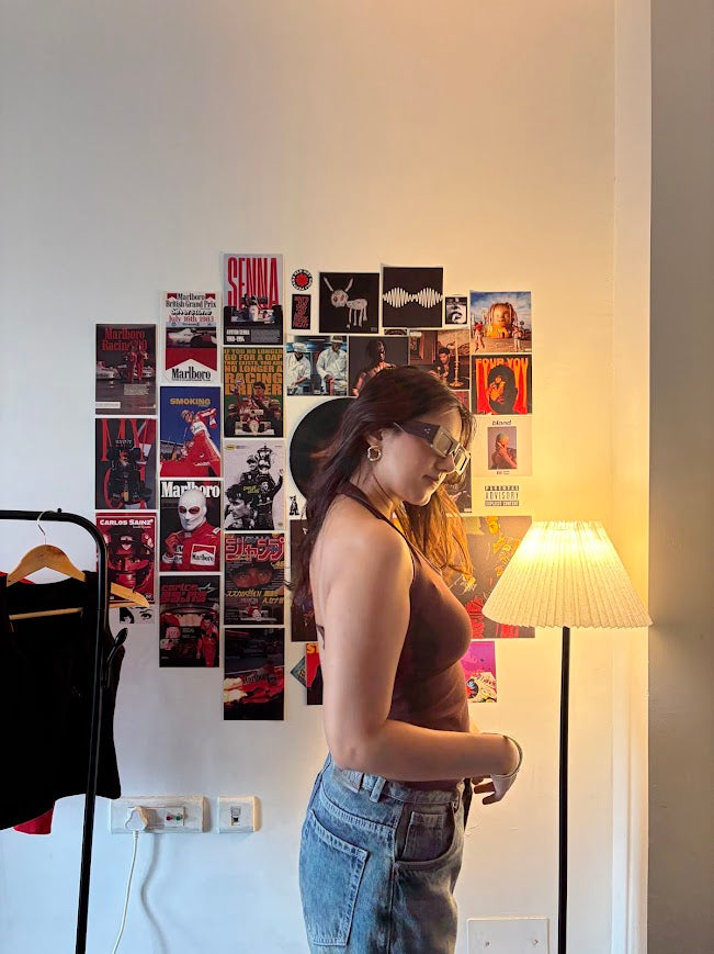 Halter Neck Top Brown