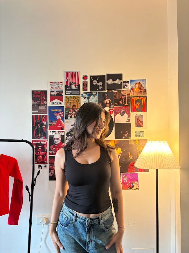 Regular Tank Top Black