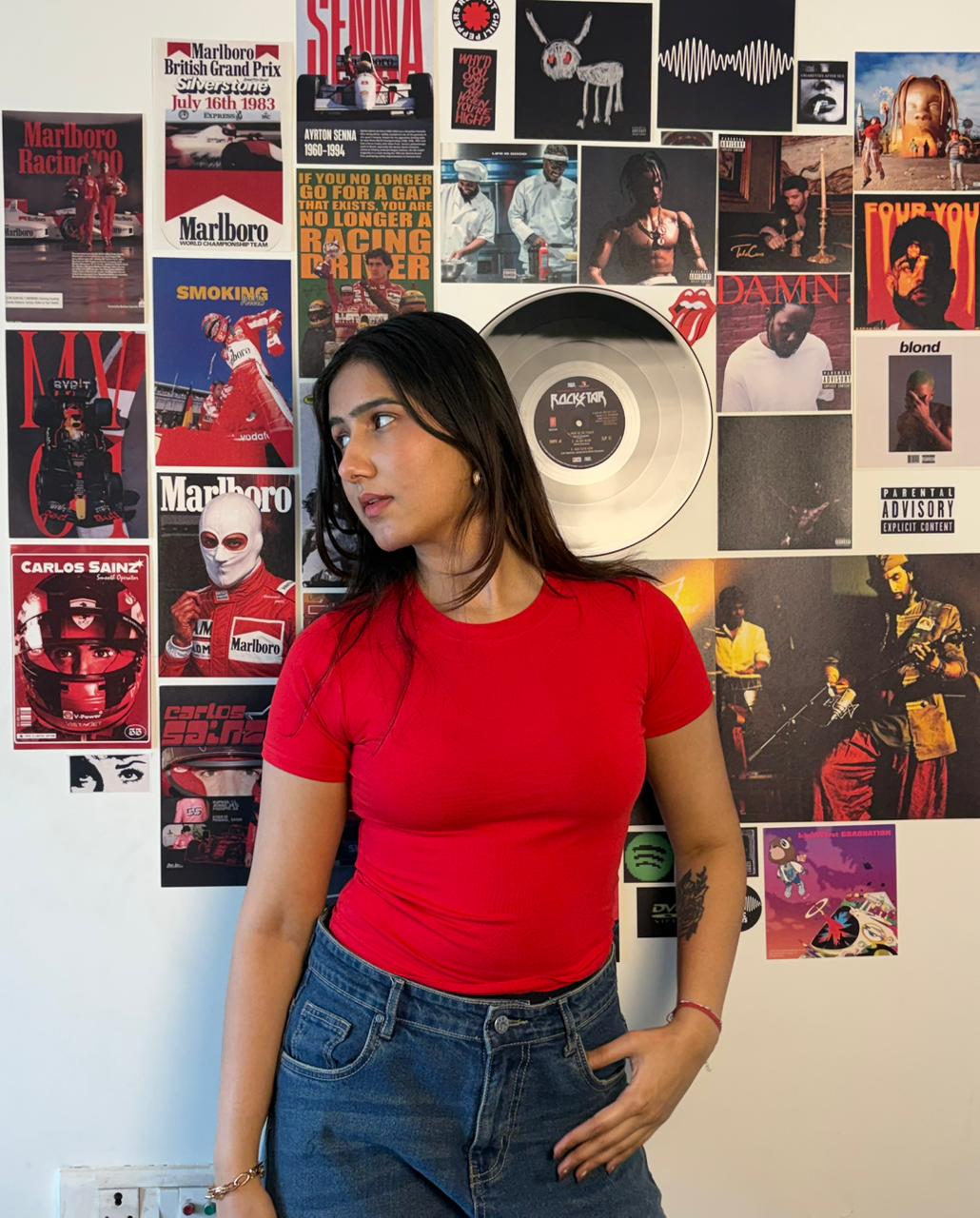 Red Baby Tee