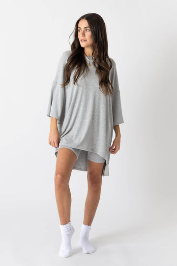 7MNST Cozy Chic Long Set Light Grey