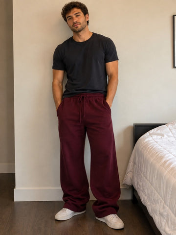 Maroon Everyday Sweatpants ( Unisex )