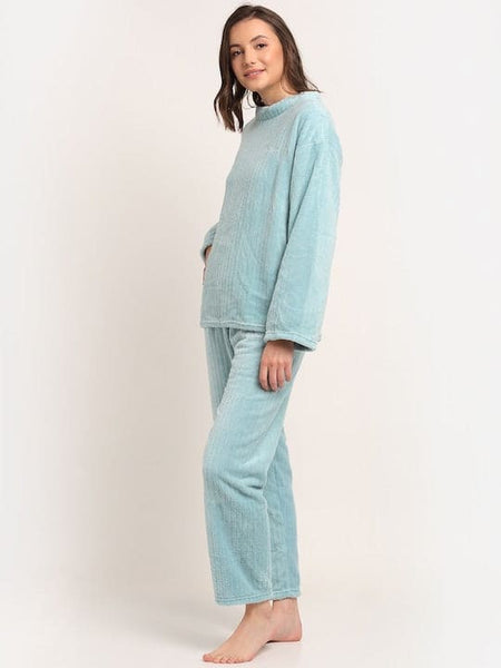 Fleece night suit discount women